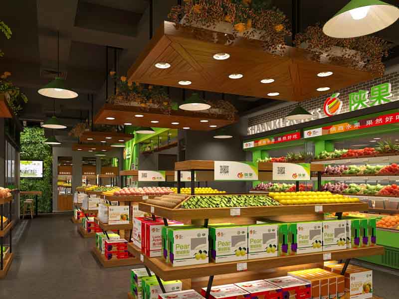 德陽水果店設(shè)計如果做，才能讓店鋪有種琳瑯滿目的感覺
